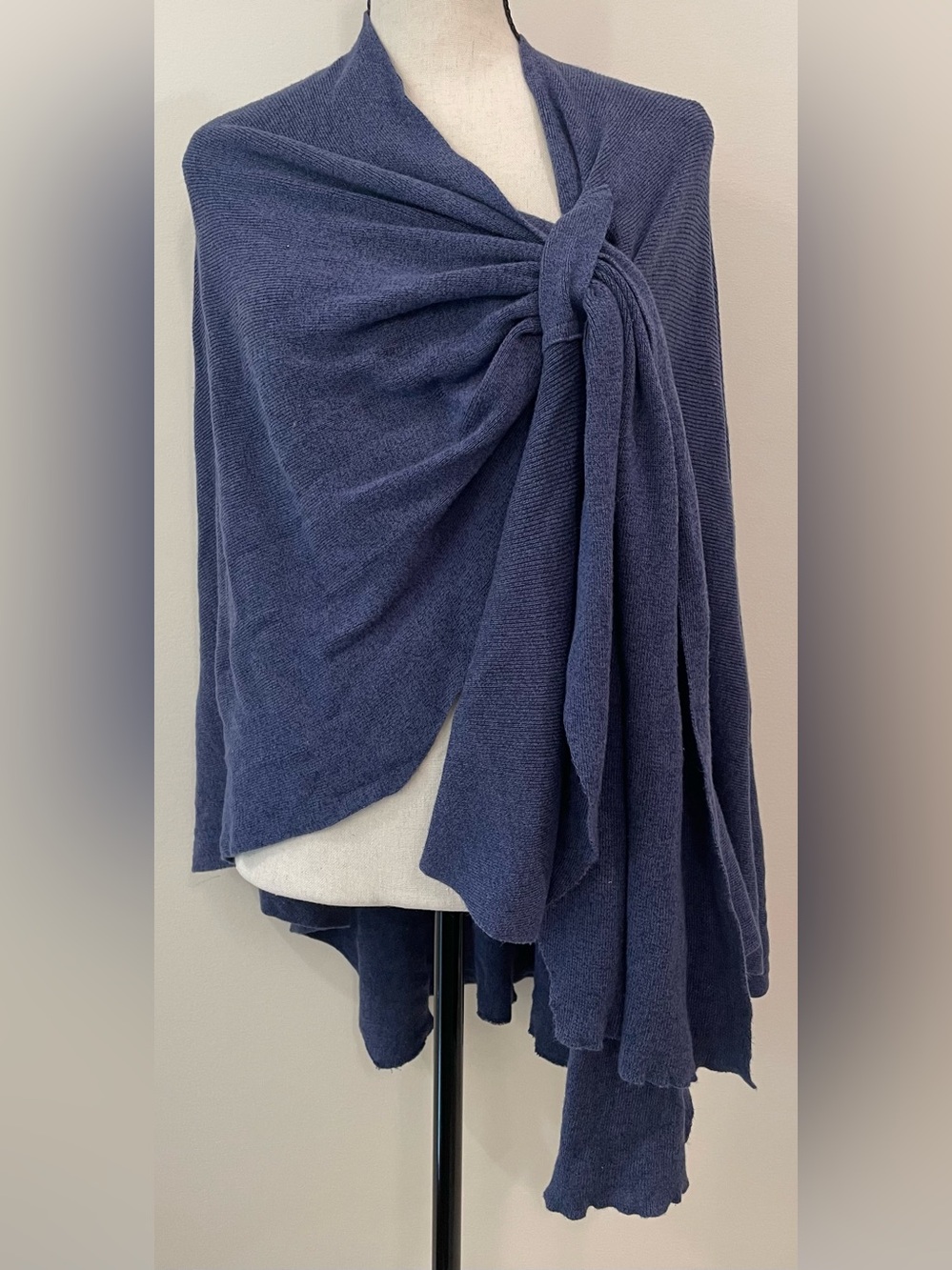 Parkhurst Covi Convertible Multiway Wrap Poncho Cardigan Cotton Rayon OS